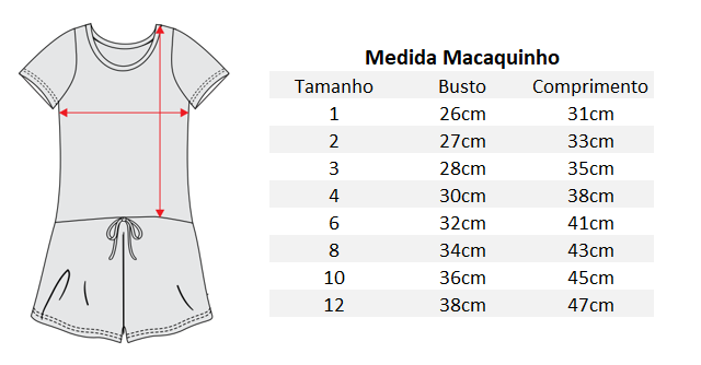 Tabela de Medidas